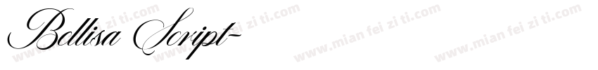 Bellisa Script字体转换